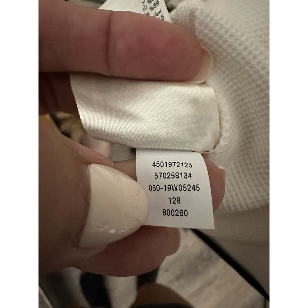 WHITE HOUSE-BLACK MARKET Size 2 Black White Piping Sheath Dress In Ecru EUC - Picture 7 of 8